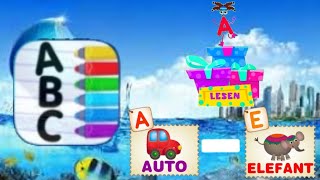 Leseakademie! Super Lesen Komplettlösung Von Wörtern Die Mit Buchstaben A-E Beginnen screenshot 5