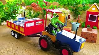 Thief Caused Electricity House Fire   DIY Mini Easy Solid Brick House Construction Science Project