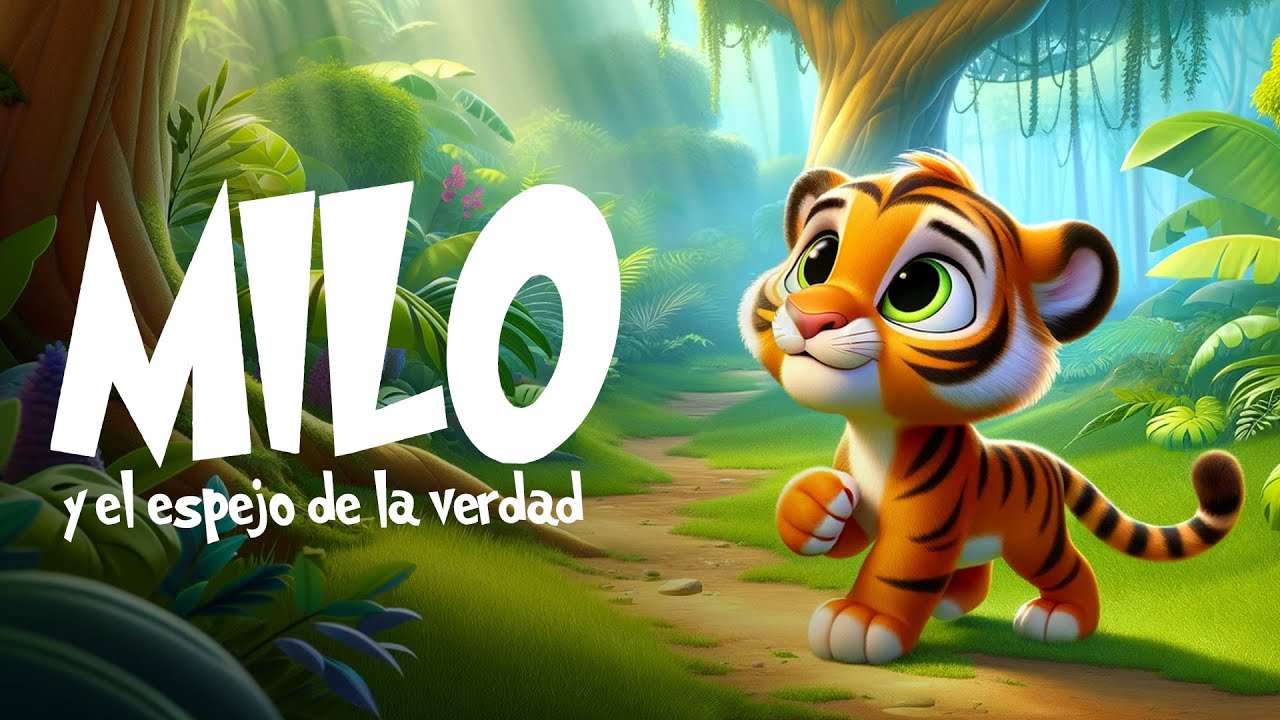 Milo 🐯🌳 y el Espejo 🪞 de la Verdad - CUENTO INFANTIL - YouTube