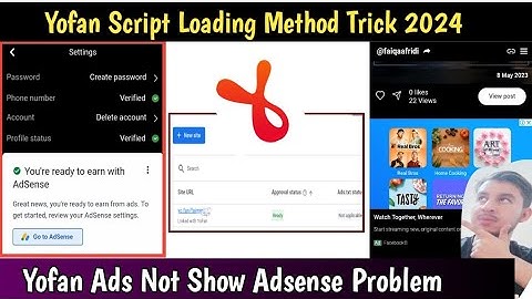 Yofan Adsense Loading Script | Yofan Adsense Loading Method | Yofan Ads Not Show Problem 2024