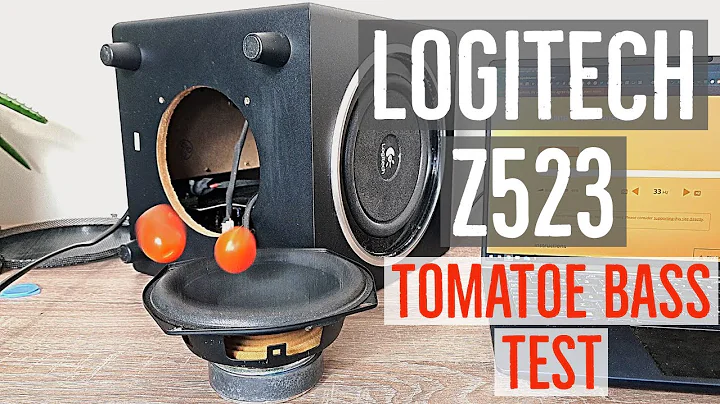 Logitech Z523 Speakers Disassembly & Bass Tone Test
