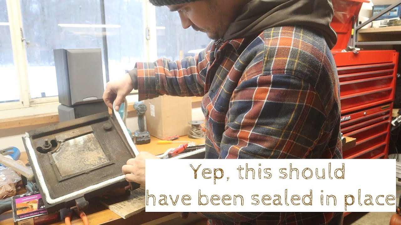 Wood Stove Door Gasket Replacement YouTube