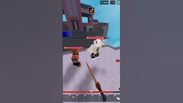 INSANE combo on mobile 🔥 #roblox #bedwars