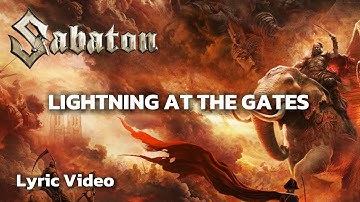 SABATON - Lightning At The Gates (Lyric Video)