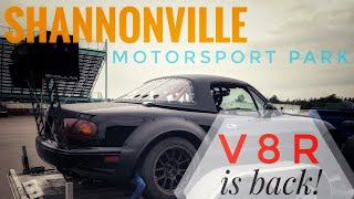 V8 Miata Shannonville Session 2 - Lead Follow Fun with Berge