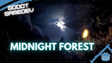 Midnight Forest - Godot 3D Concept Scenes!