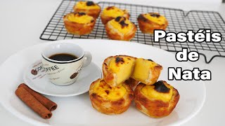 Pastéis de Nata | Portuguese Custard Tarts | Portuguese Egg Tarts