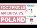 Food Prices in AMERICA vs. POLAND | Cost of Popular Food Items