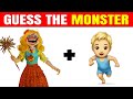 Guess the monsters by emoji  voice poppy playtime chapter 4 baby delight catnap dogday