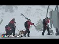 &#39;Very difficult conditions&#39;: Witness describes deadly avalanche in California