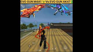 EVO GUN M4A1 🦖Vs EVO GUN AK47🐉 FREE FIRE GAME EPAY VIDEO TIPS AND TRICKS