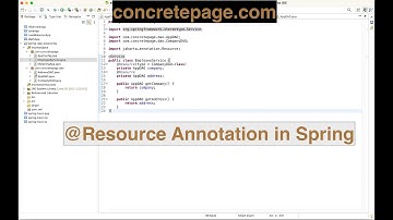 @Resource Annotation in Spring