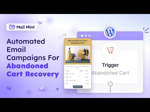 Automated Email Campaigns For Abandoned Cart Recovery Feature - Mail Mint
