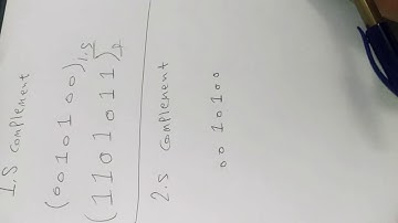 ايجاد المتمم الثاني complement 2.s