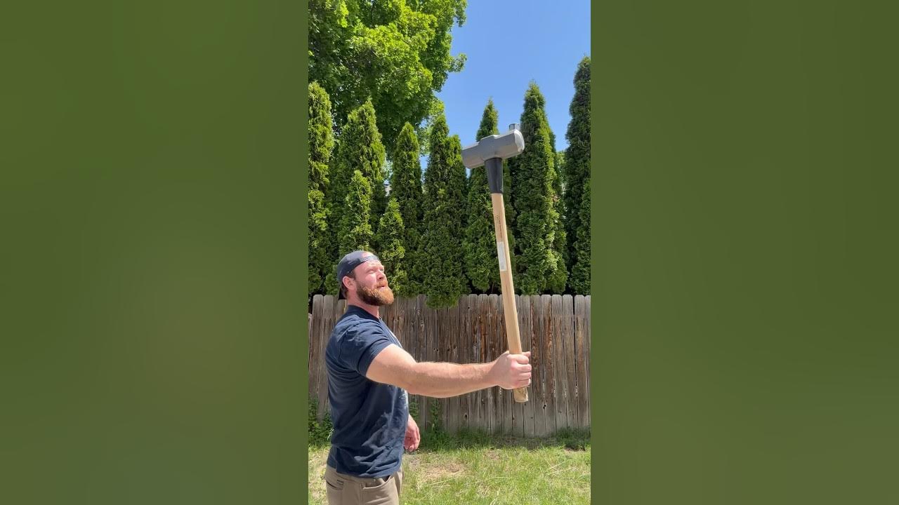 20lb Sledgehammer Nose Touch yt grip shortsytshortsshortvideo sledgehammer armwrestling