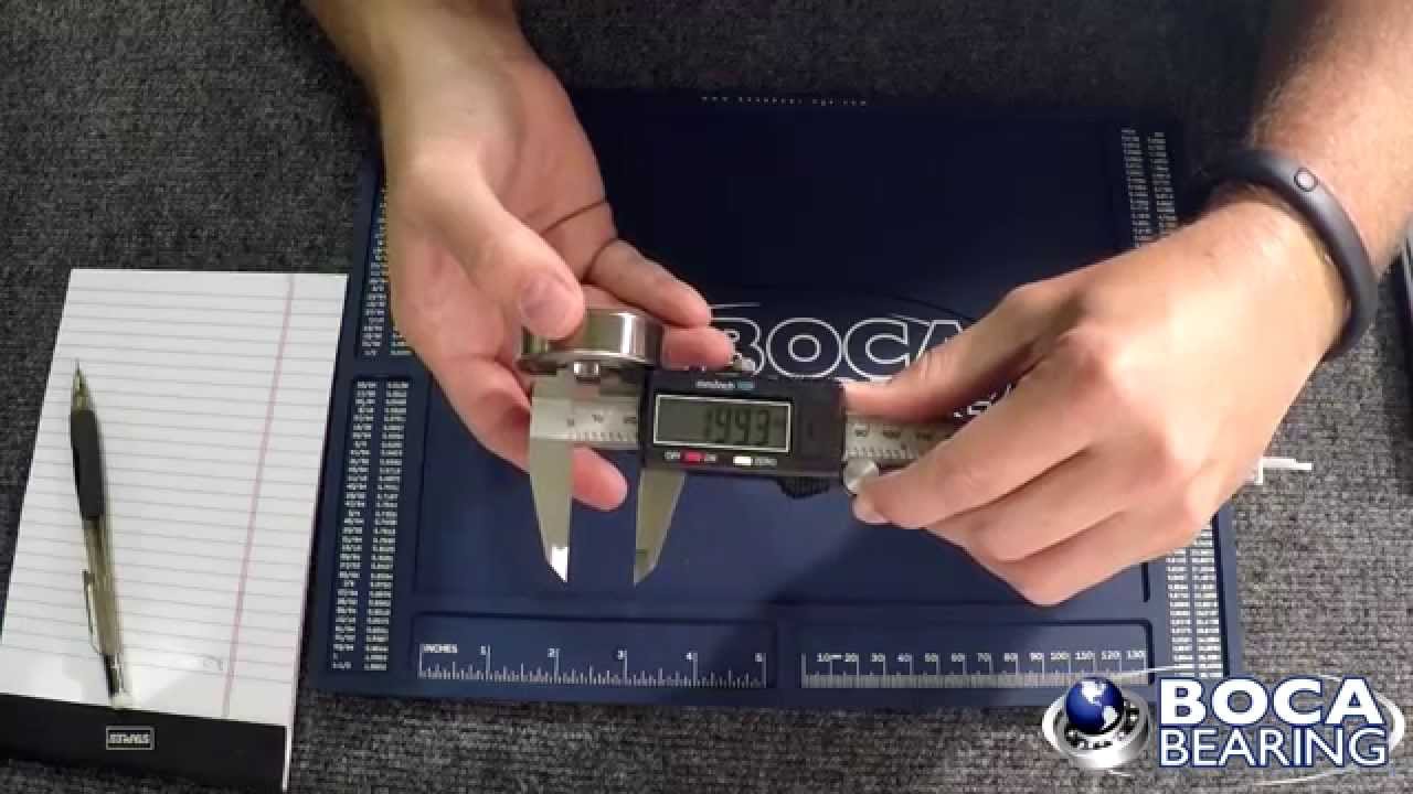 How to measure bearings size