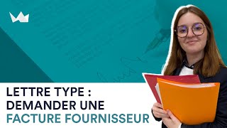 Modèle de lettre pour demander une facture à un fournisseur I Lettre type Wuro entreprise