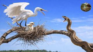 Little Egret 70 Days From Egg To Survivor Born In A Crowded Nest Colony Wildlife Doentary