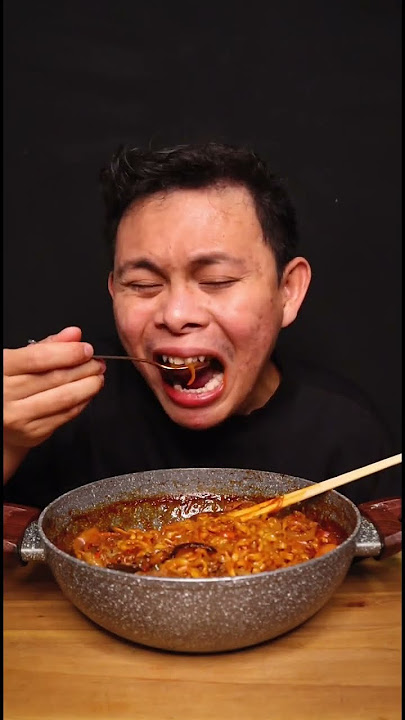 SEDEP BENER DAH !!! #tjobadoeloe #mukbang #Ramyun