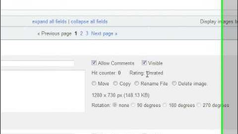 Zenphoto 1.2.2 usage overview