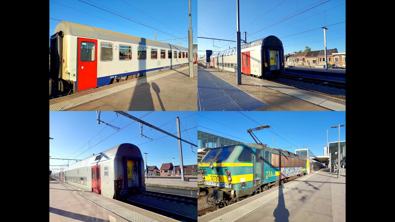 Vertrek P-treinen naar Schaarbeek (vooral M5) | mei 2025