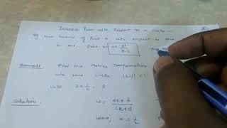 Celebrity Inverse point of bilinear Transformation with examples Wealth