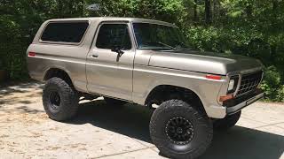 1978 Bronco (Gen 2) at idle. 501 Stroker Motor / 650 HP screenshot 5
