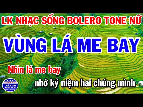 Karaoke Nhạc Trữ Tình Tone Nữ - Karaoke Liên Khúc Nhạc Sống Bolero Tone Nữ | Vùng Lá Me Bay | Người Tình Không Đến