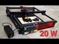 Laserový rezací gravírovací stroj TwoTrees TS2 s výkonnou diódou až 20W
