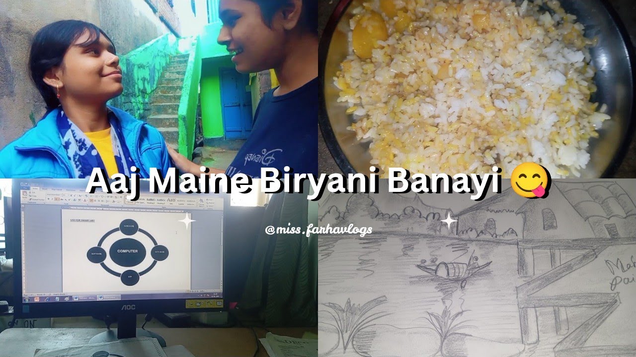 Aaj Banayi Biryani 😍 | Papa Ki Beautiful Drawing ❤ 