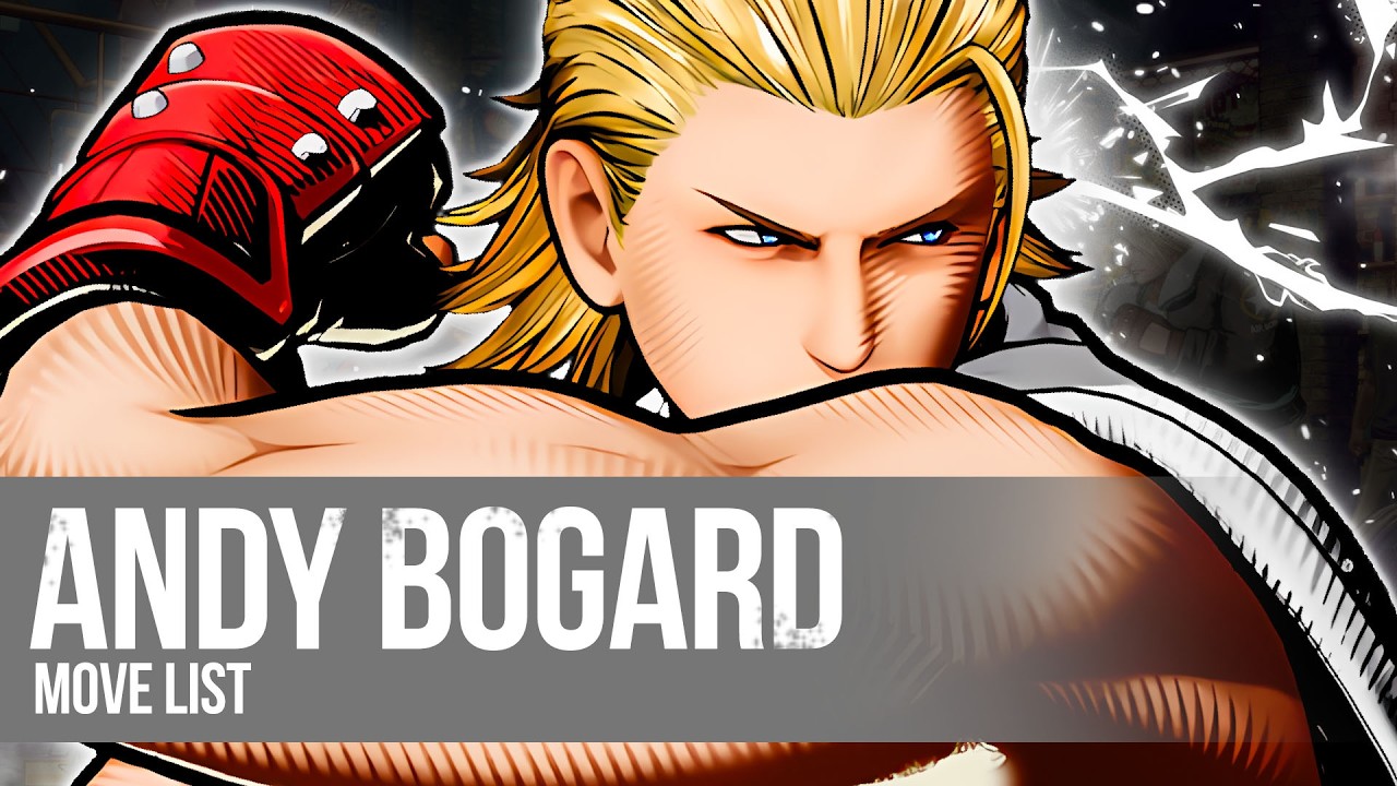 ANDY BOGARD MOVE LIST - Fatal Fury: City of the Wolves (COTW)