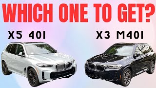 Finally Answered! Which DRIVES BETTER: 2024 BMW X5 40i or X3 M40i. Video #1