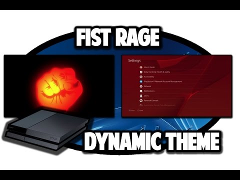 PS4 THEMES Fist Rage Dynamic Theme Video In 60FPS