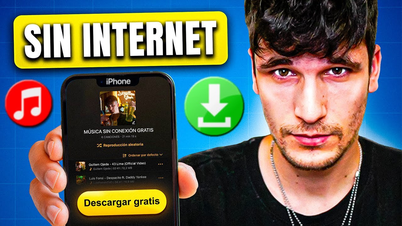 Cómo DESCARGAR MÚSICA en IPHONE para escuchar SIN internet GRATIS 2024