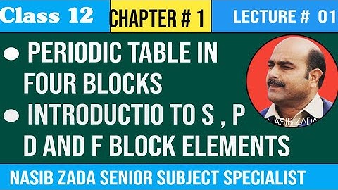 S and P block elements Part 2 | 2nd Year Chemistry Class | Nasib Zada SSS | Pashto/Poshto