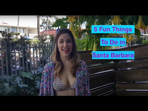 Vidéo: Activités à Santa Barbara, Californie: Où Manger, Boire Et Visiter