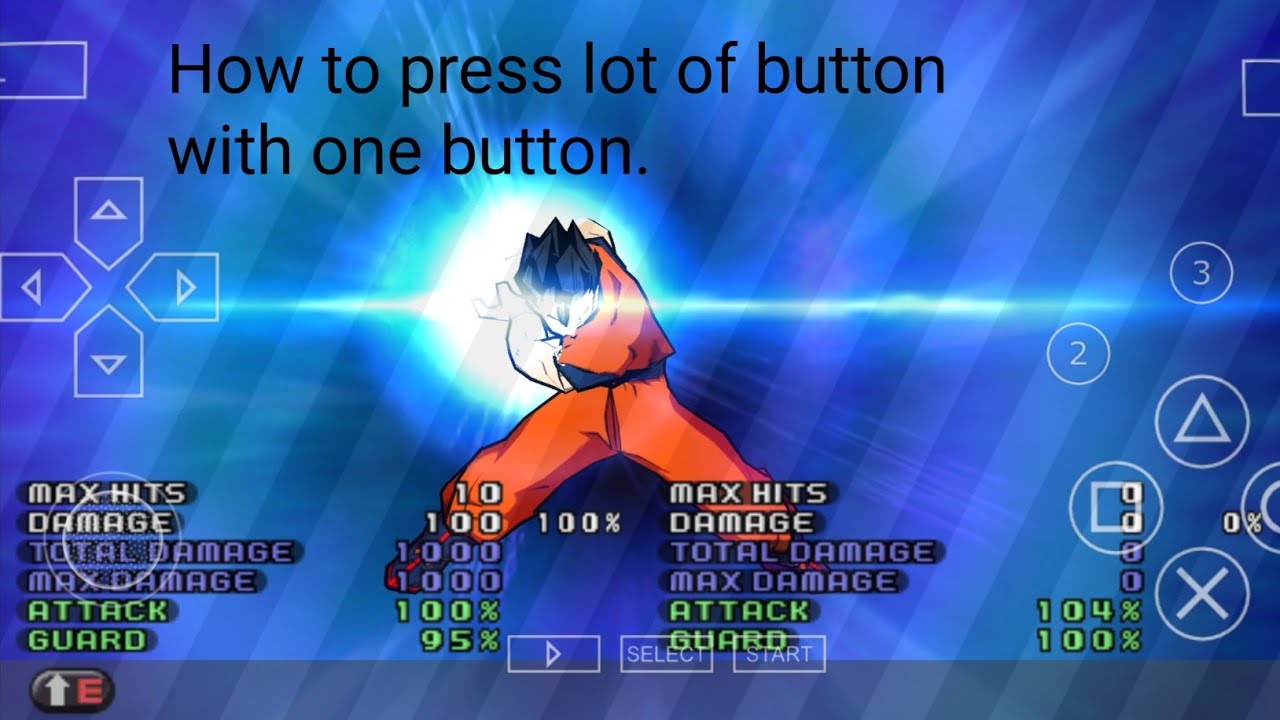 how to press lot of button with only one button. [PPSSPP]. - YouTube