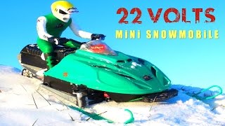 RC ADVENTURES - 6S Lipo for my ARCTiC CAT Snowmobile! 22-Volts, BL T8 Motor, Art Attack