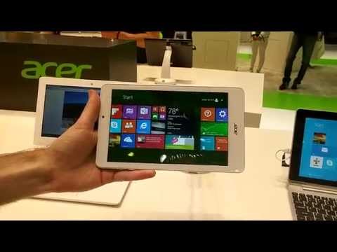 Acer Iconia Tab 8w Hands On Demo Ifa 2014 Youtube