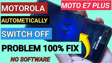 Motorola Mobile Autometic Switch Off Problem 2024 | Motorola Mobile Switch Off When youtube On