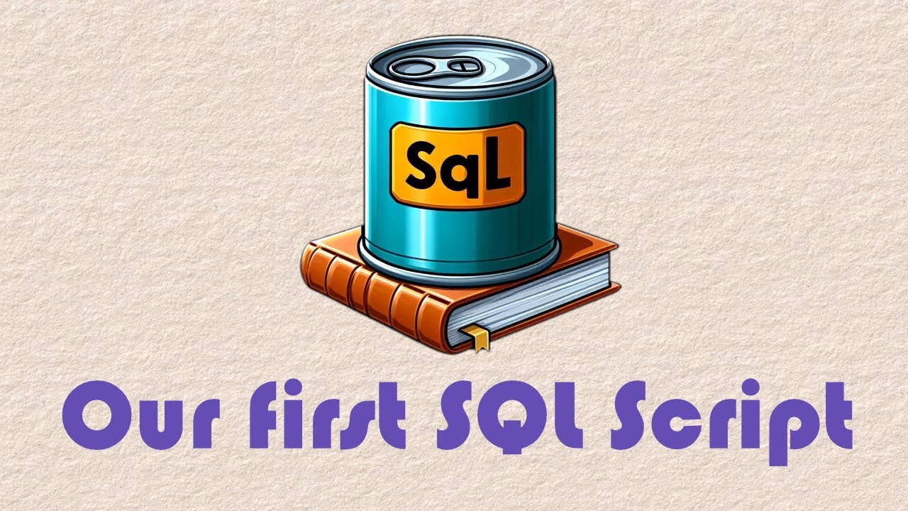 Writing our first SQL Script - YouTube