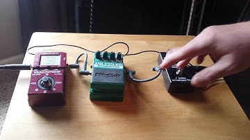 Quick demo - MXR Bass Envelope Filter vs Digitech Bass Synth Wah vs Zoom MS 60-B M filter