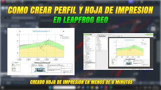 How to Create a Geological Profile and Print Layout in LEAPFROG GEO // Super Easy