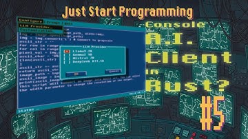 Console AI Chat Client in Rust Programming Language + Ratatui #5