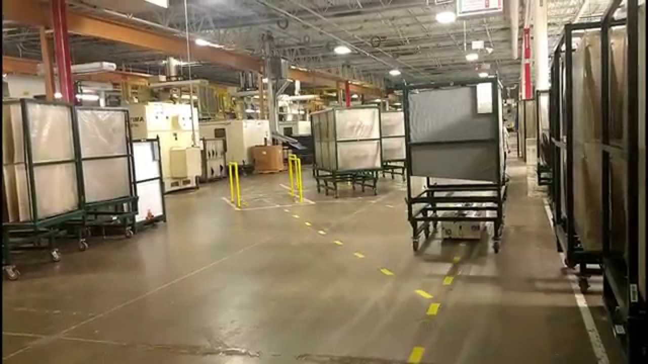 AGV Safety Demonstration YouTube