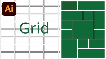 "How to Make Grid Layout in Adobe Illustrator | Easy Tutorial | illustrator me grid kaise lagaye |