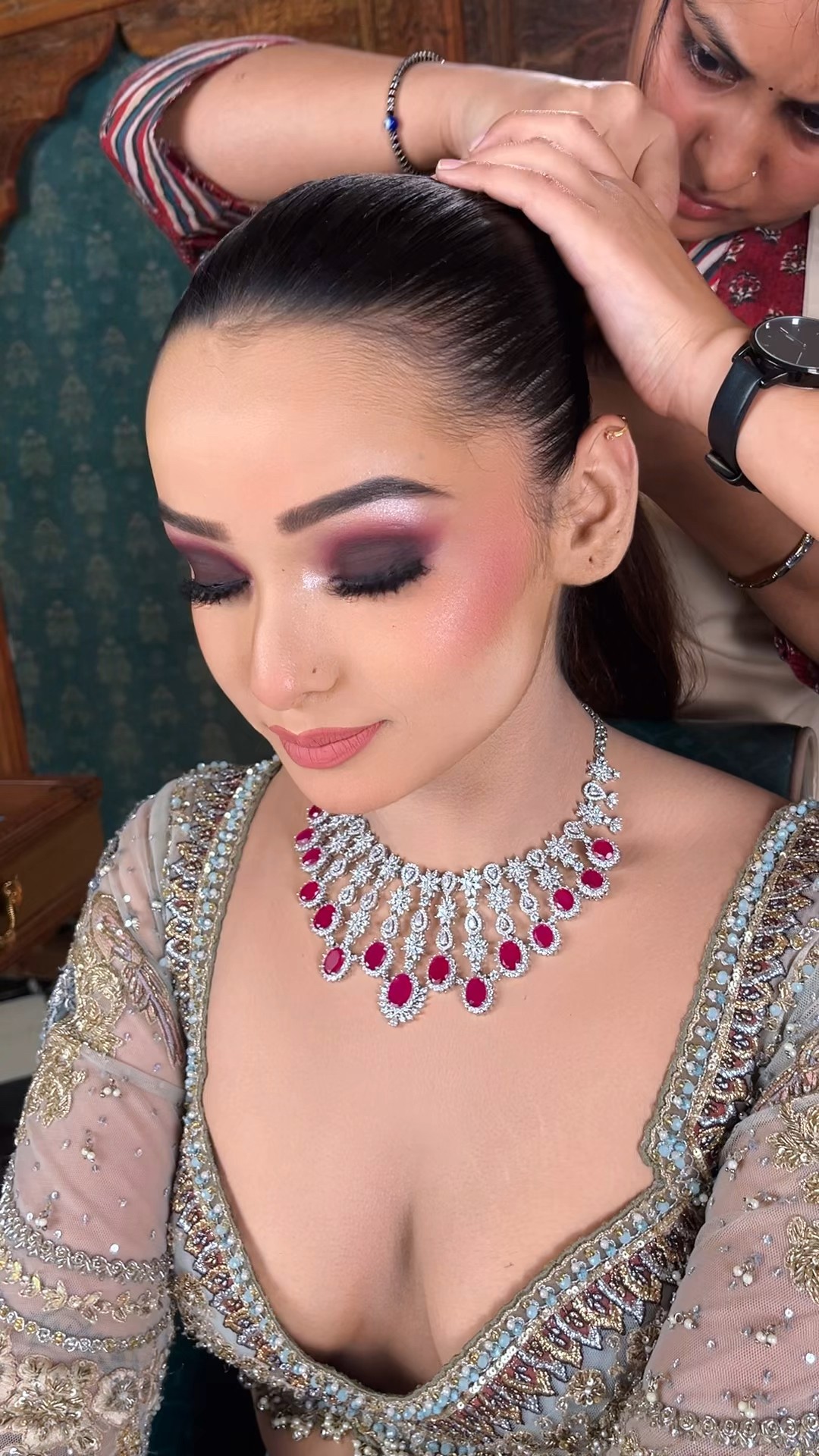 Intense Plum Smokey Eyes ! Makeup by Parul Garg