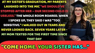 My Parents Said About Me, “Our Second Child Is Useless,” at My Sister’s Graduation — 7 Years Later…