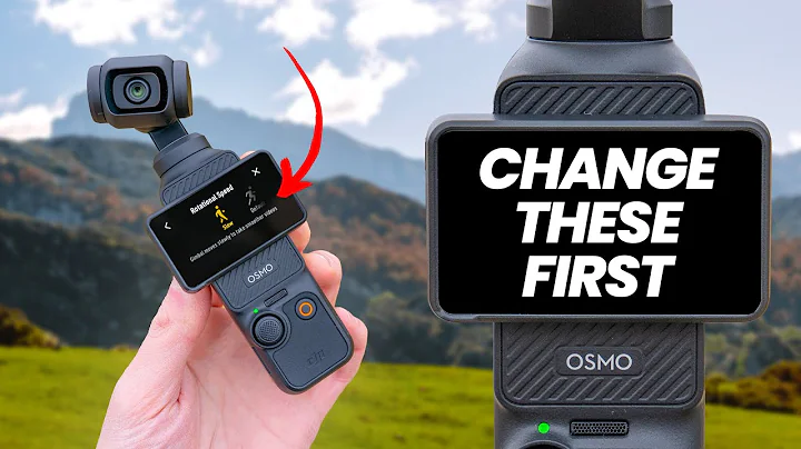 DJI OSMO POCKET 3 | 20 SETTINGS You SHOULD CHANGE IMMEDIATELY!