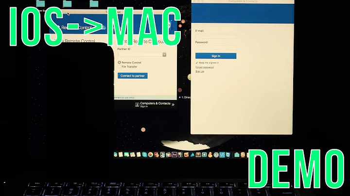 How to Control Your Mac Computer from Another Device (Android/iOS/Mac/Windows) - Remote Access Demo